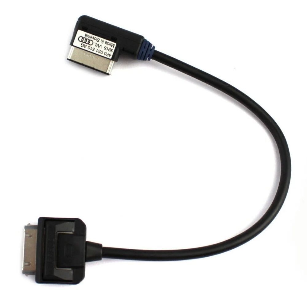 Audi Genuine OEM iPhone iPod AMI 30-Pin Adapter Cable 4F0051510AG New